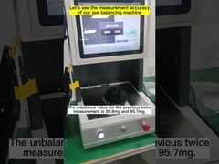 A lâmina do ventilador da Zero Dynamic, a máquina de equilíbrio da presa do impulsionador