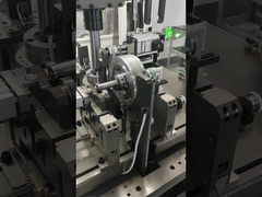 Máquina de equilíbrio automático horizontal de dois postos, com motor elétrico triciclo rotor